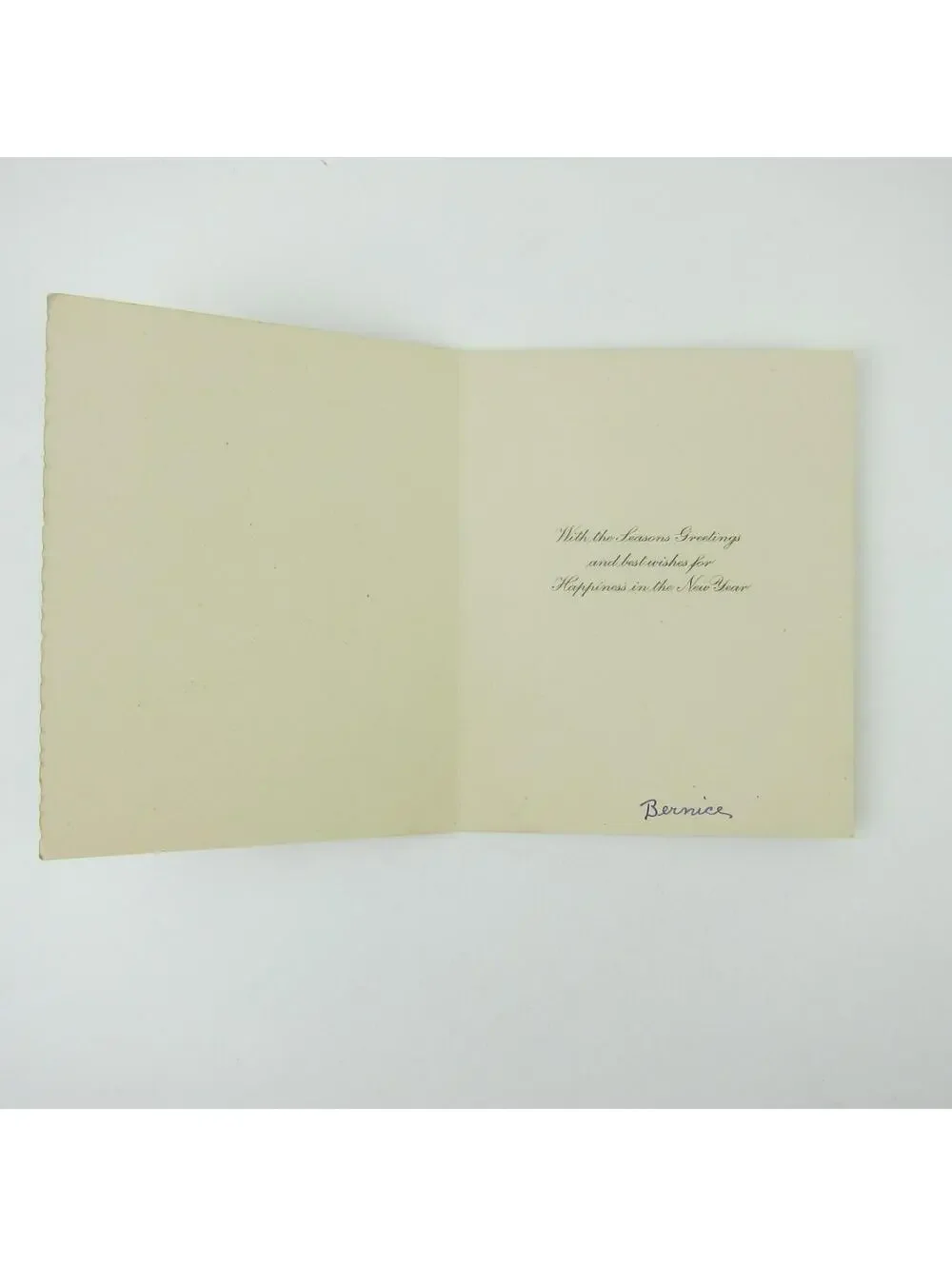Antique Christmas Card Star of Bethlehem Wise Man Desert Palm Tree Bifold
